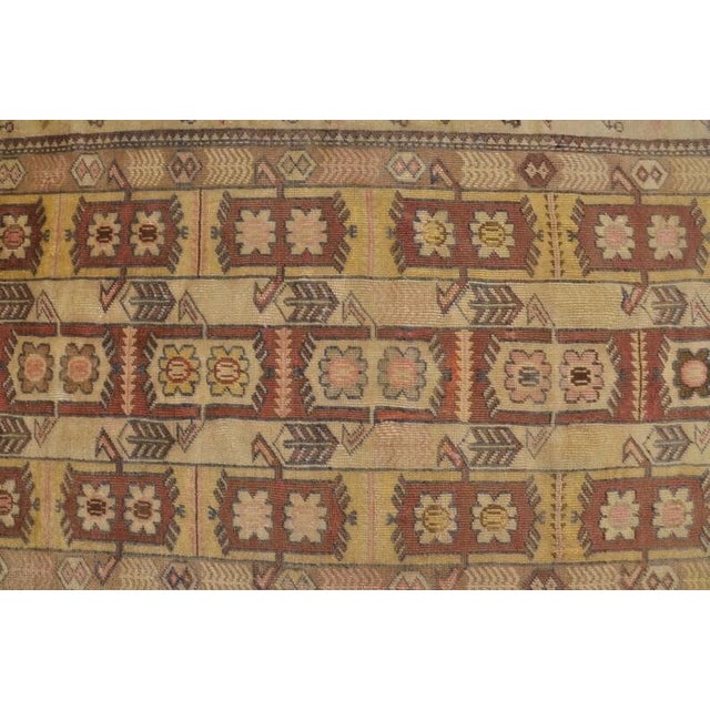 Antique Oushak Handmade Floor Rug For Sale In Phoenix - Image 6 of 10