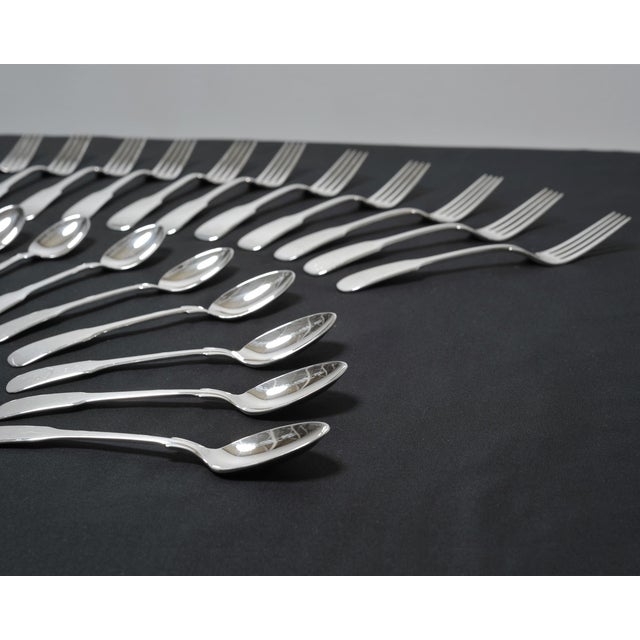 1810 International Sterling Silver Flatware Set 72 Pc For Sale - Image 4 of 18