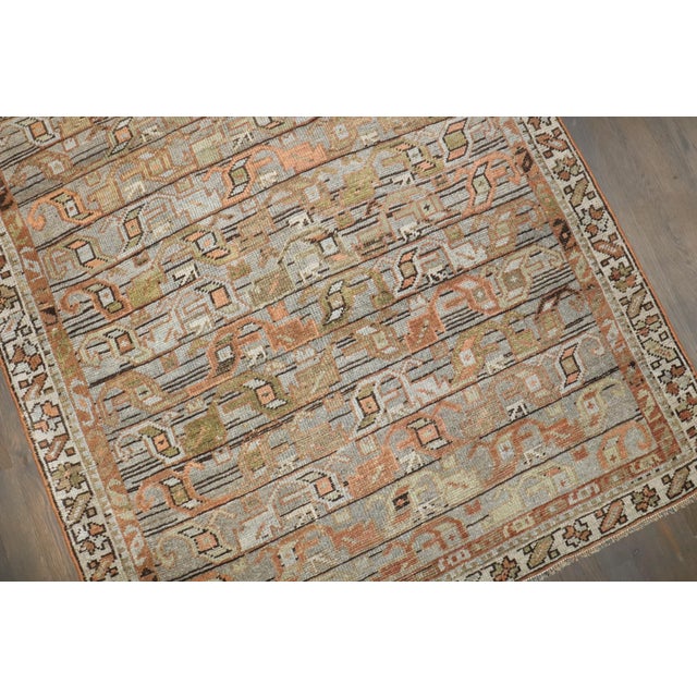 Textile Early 20th Century Zabihi Collection Persian Malayer Earth Color Accent Size Rug - 3'9" x 6'7" For Sale - Image 7 of 9