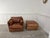 Set of Vintage Club Chair and Ottoman from Roche Bobois, 1980s For Sale - Image 4 of 9