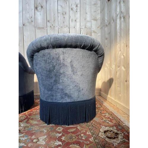 Toad Lounge Sofa, Armchairs and Ottoman, Set of 4 For Sale - Image 3 of 11