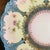 Victorian Prussia Plate and Bowl Set Hand Painted Vibrant Blue Border With Gold Accents For Sale - Image 3 of 16