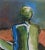 Late 20th Century Original Nude Woman Figural Painting "From the Back" Signed by the Artist and Framed For Sale - Image 5 of 11
