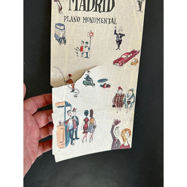 Vintage Pictorial Map of Madrid Spain For Sale - Image 12 of 12