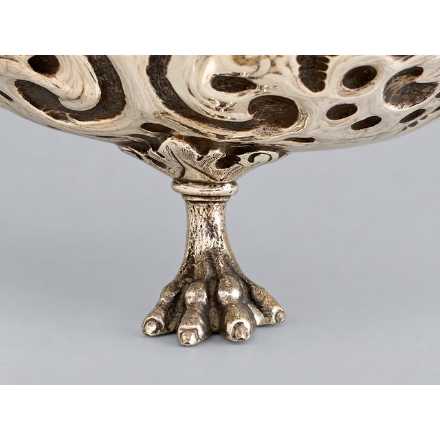 Metal Antique Edward & John Barnard Victorian Silver Plate Rococo Footed Bowl, Circa 1860 For Sale - Image 7 of 9