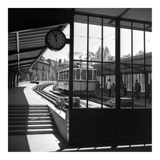 Passengers Waiting for the Train, Stuttgart Germany, 1935 For Sale