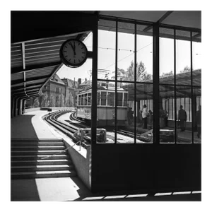 Passengers Waiting for the Train, Stuttgart Germany, 1935