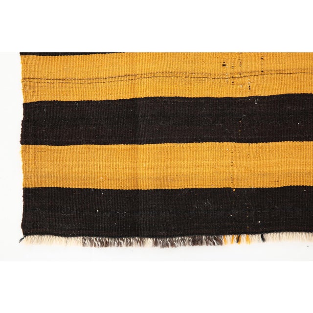 Wool & Cotton Kilim Rug For Sale - Image 9 of 15