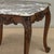Antique French Régence Style Carved Oak Sainte Anne Marble End Table For Sale - Image 12 of 18