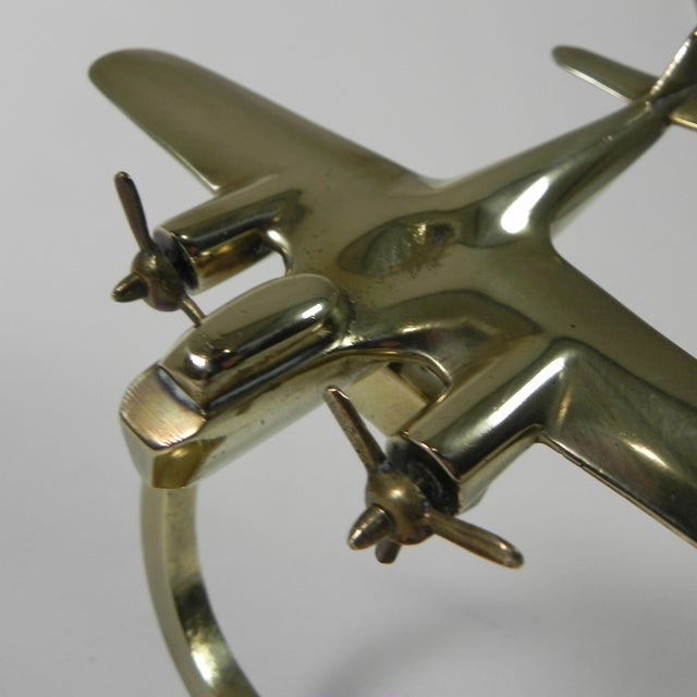 Brass Model of Mosquito Aircraft, 1960s For Sale - Image 4 of 11