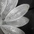 Modernist Hand-Blown Murano Glass Reeded Leaf Form Chandelier W/ 24k White Gold For Sale - Image 17 of 18