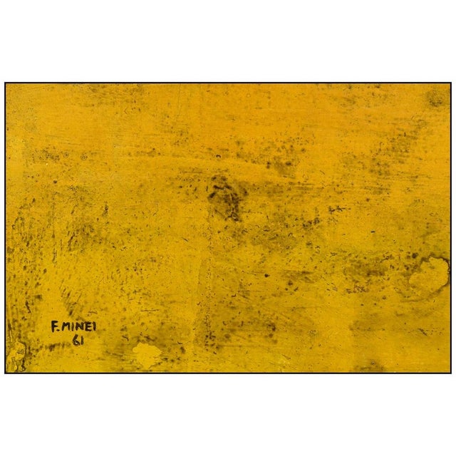 Figurative 1960s Fall in the Park, Franco Minei For Sale - Image 3 of 4