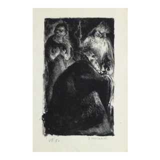 S. Moutarde, Lithograph - the Trio For Sale