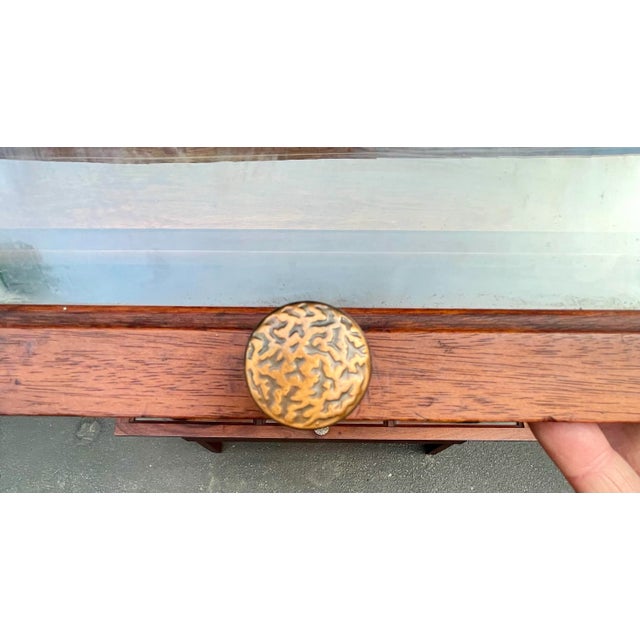 Brown Antique Macey Arts and Crafts Barrister Bookcase For Sale - Image 8 of 12