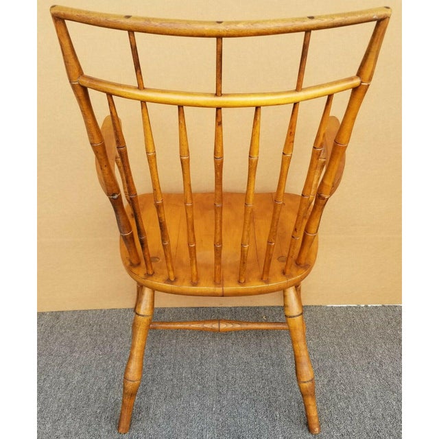 Vintage Ethan Allen Faux Bamboo Birdcage Dining Armchair Chairish