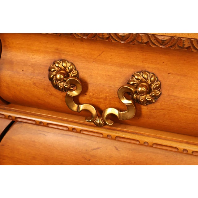 Century Furniture Baroque Style Marble Top Bombe Chest Of Drawersd For Sale - Image 12 of 18