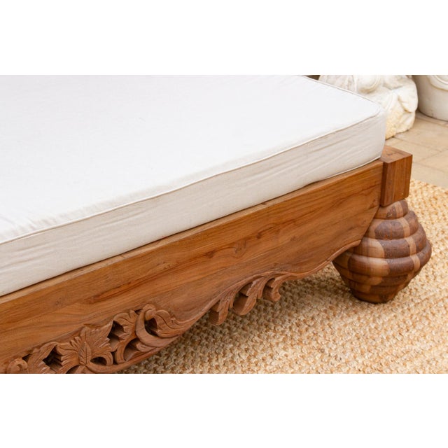 Reclaimed Teak Royal Bali Lounge Sofa For Sale In Los Angeles - Image 6 of 10