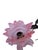 Vintage Floor Lamp with Murano Glass Roses, Italy, 1960s For Sale - Image 14 of 18