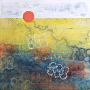 Andrew Francis "Olympia Mare" Abstract Mixed Media 2019