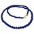 Certified Vintage Lapis Lazuli Single Strand Necklace 14 Kt Yellow Hook Clasp For Sale - Image 15 of 18