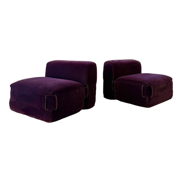 1960s Quartet 932 Chairs by Mario Bellini for Cassina - Set of 2 For Sale