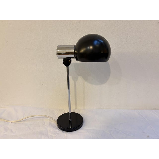 Black Kaiser Lamp from Kaiser-Leuchten, 1960s For Sale - Image 8 of 8