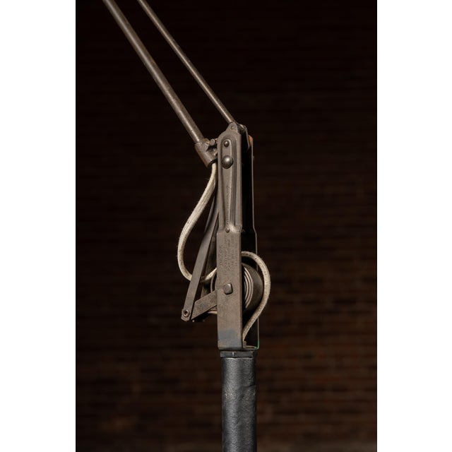Vintage Industrial Dazor Articulated Floor Lamp For Sale - Image 10 of 12