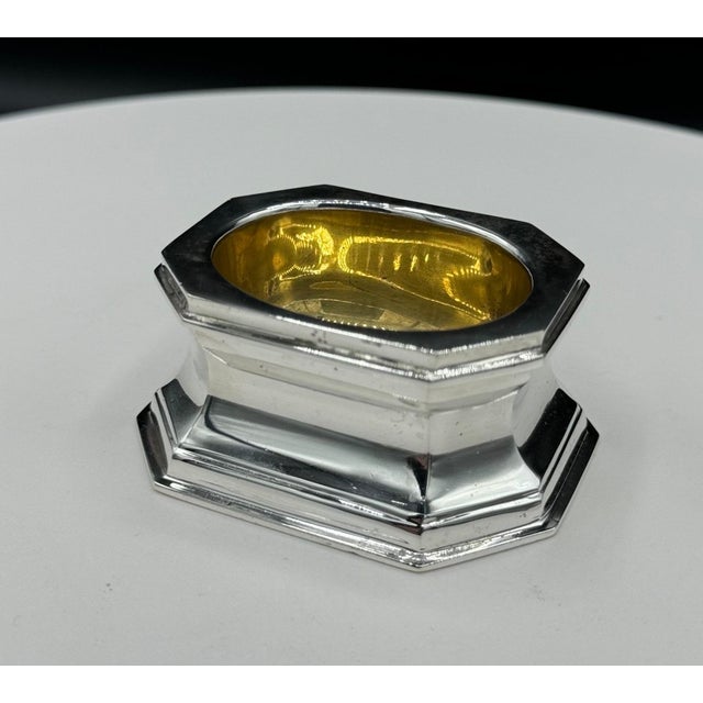 Tiffany and Co. Sterling Silver, Tiffany & Co Silver Salts - Set of 4 For Sale - Image 4 of 12