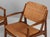 Arne Vodder Armchairs in Oak and Cane from Arne Vodder, 1970s, Set of 2 For Sale - Image 4 of 8