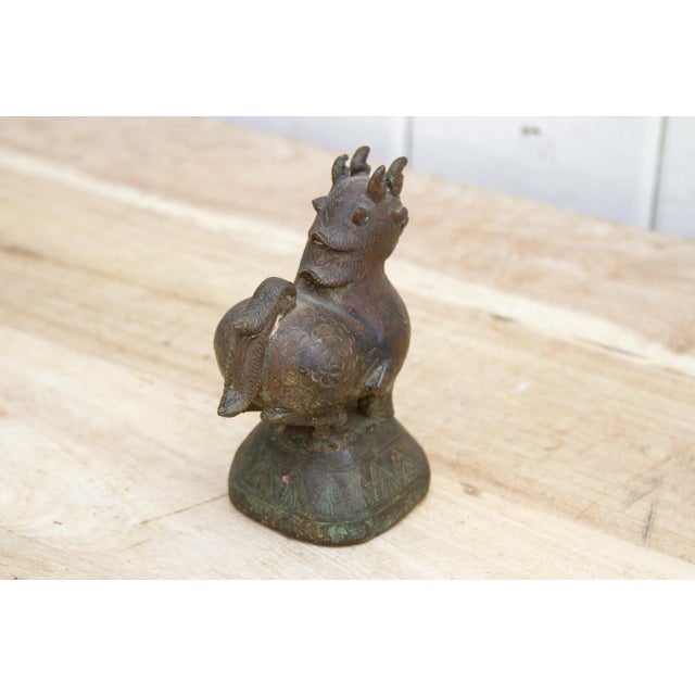 19th Century Large 19th Century Chinese Bronze Opium Weight For Sale - Image 5 of 10