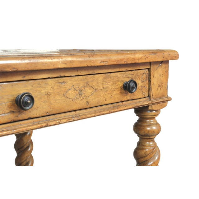 Brown Theodore Alexander Barley Twist Desk For Sale - Image 8 of 12