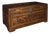 Vintage Art Deco Blanket Chest, Oriental, Camphorwood Linen Trunk, Home Storage For Sale