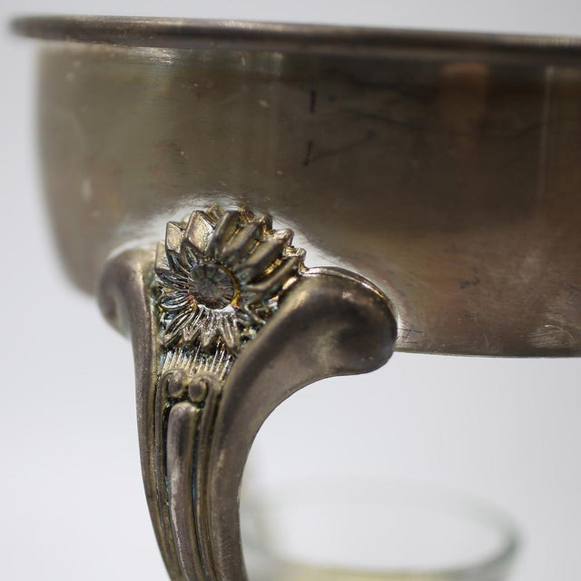 Art Nouveau Silver-Plated Jug on a Warmer, 1890s For Sale - Image 6 of 11