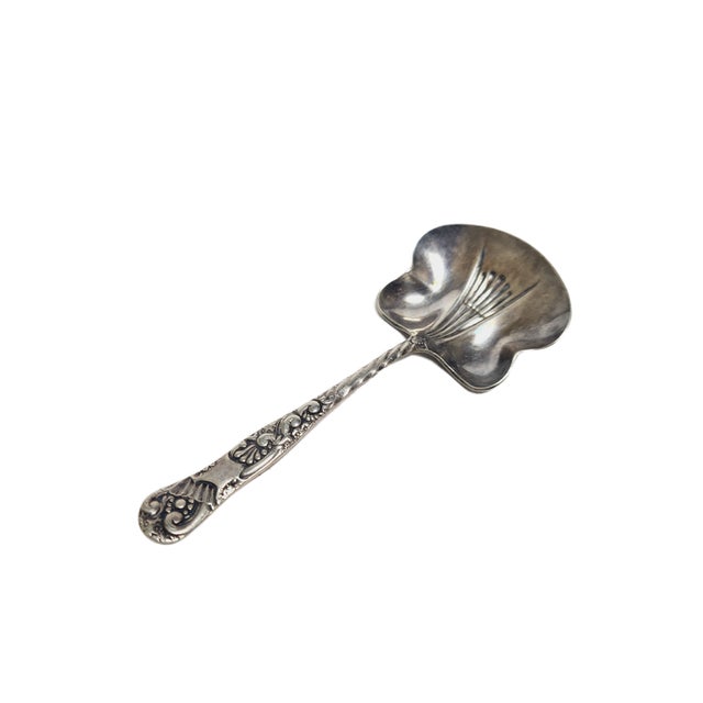 Art Nouveau Style Sugar Bowl Spoon, 1920s For Sale - Image 11 of 11