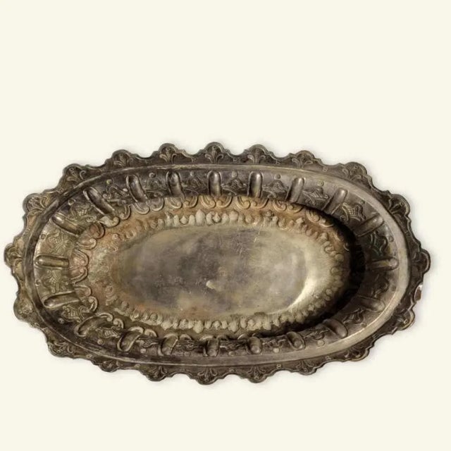 Silver 18th Century French Silver Monteith With Repousse Decoration For Sale - Image 8 of 10