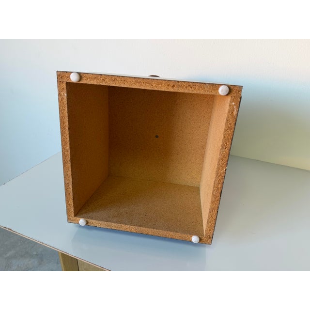 1980’s Vintage Hand-Carved Burlwood Abstract Sculpture on Black Laminate Base For Sale - Image 12 of 12