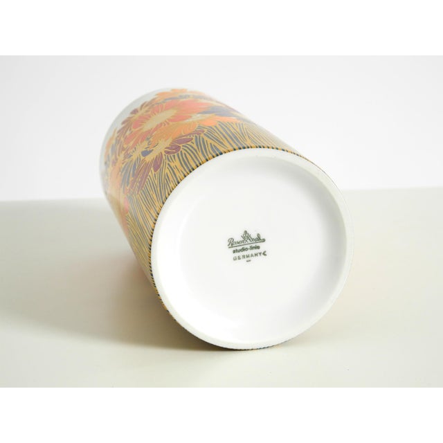 Vintage Porcelain Vase by Rosamonde Nairac for Rosenthal Studio-Linie, 1980s For Sale - Image 14 of 17