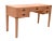 Modern desk with custom finish. Desk is made of solid mahogany, no veneer or MDF. Solid wood! Custom peach finish. Light...