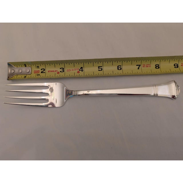 1970s Tiffany & Co. "Windham" Sterling Silver Serving/Salad Fork For Sale - Image 10 of 12