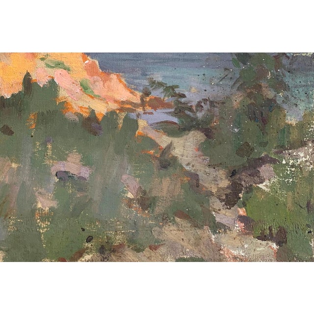 Original Seascape Oil Painting, Ukrainian Artist, 1960s 28-43 For Sale - Image 6 of 6