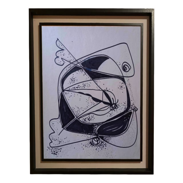 Ferdinando Meccani, Abstract Work on Paper, 1969, Paper For Sale