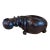 Mid 20th Century Large Hand Carved Wooden Hippopotamus For Sale
