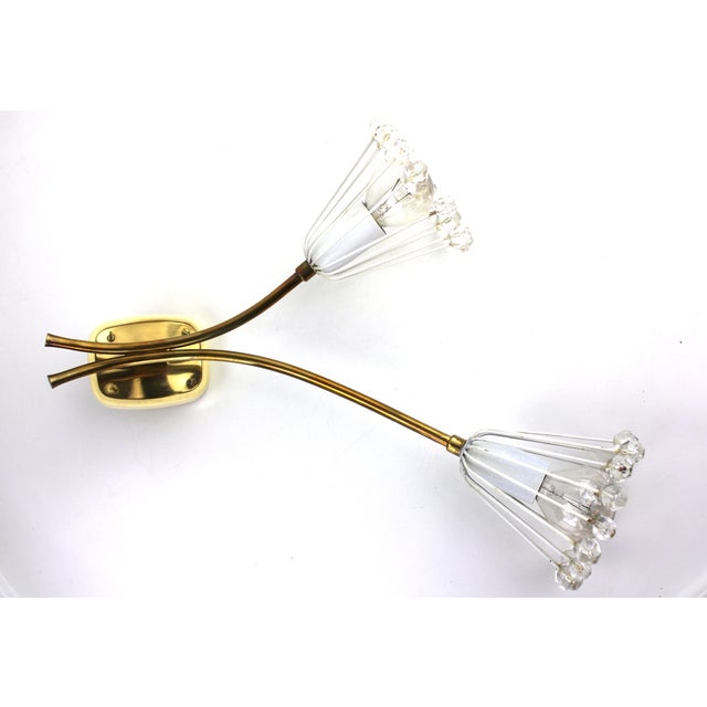 Mid-Century Modern Wall Sconces by Emil Stejnar for Rupert Nikoll, 1950s, Set of 2 For Sale - Image 3 of 11