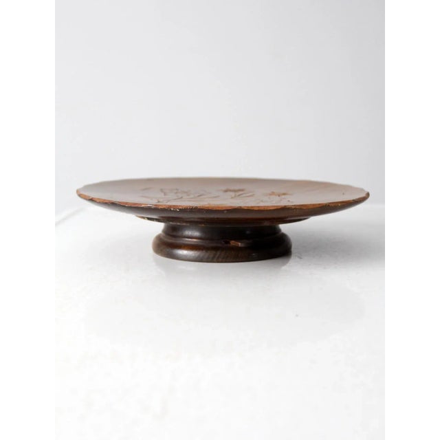 Vintage Wooden Cake Stand For Sale - Image 4 of 9