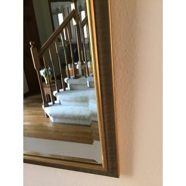 Vintage Beveled Hall Wall Mirror For Sale - Image 6 of 11