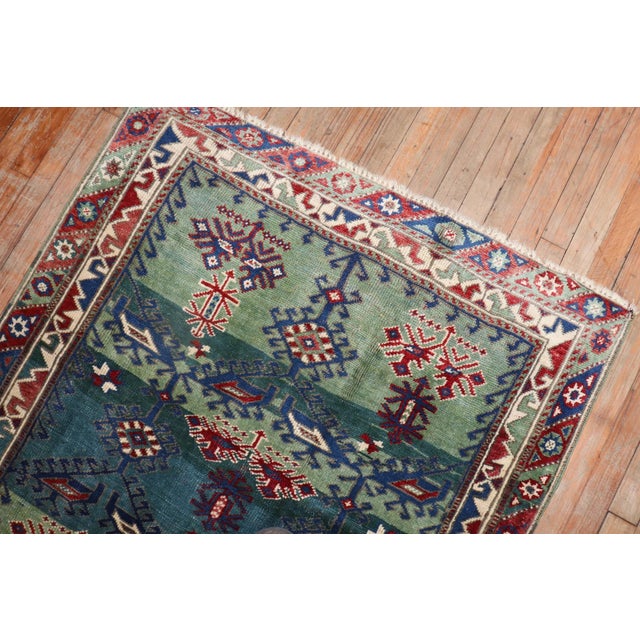 Early 20th Century Antique Turkish Bergama Rug - 3'9" x 5'6" For Sale - Image 5 of 6