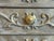 Vintage French Provincial 12-Drawer Serpentine Dresser • 73” Long • Hand-Carved Details • Taupe, Ivory & Antique Gold For Sale - Image 9 of 14