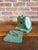 1910s Slanting Dial Kitchen Scale Seafoam Green - American Cutlery Co For Sale In Chicago - Image 6 of 15