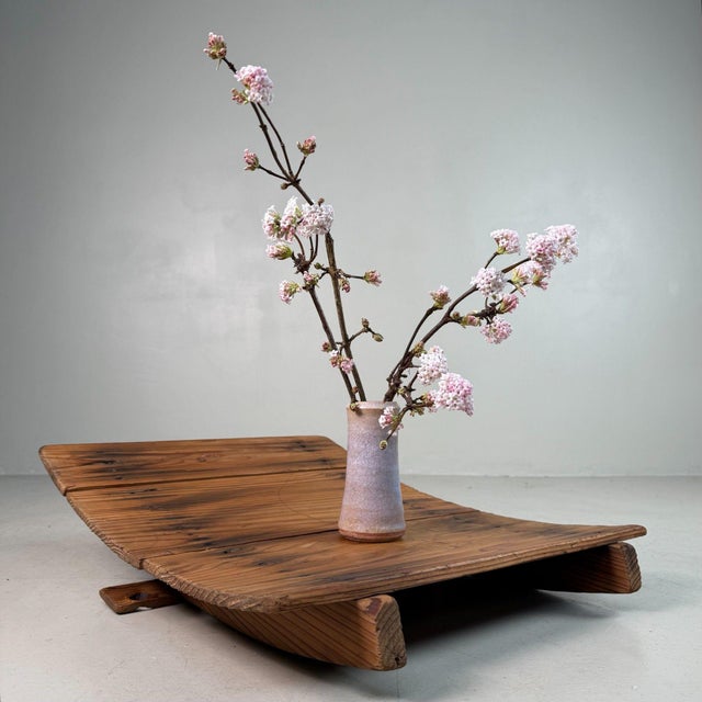 Japanese Wabi-Sabi Wooden Sugi Plateau, 1930s For Sale - Image 6 of 13