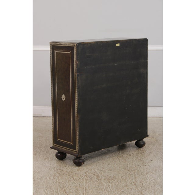 Maitland Smith Leather Wrapped Apothecary Chest For Sale - Image 16 of 18